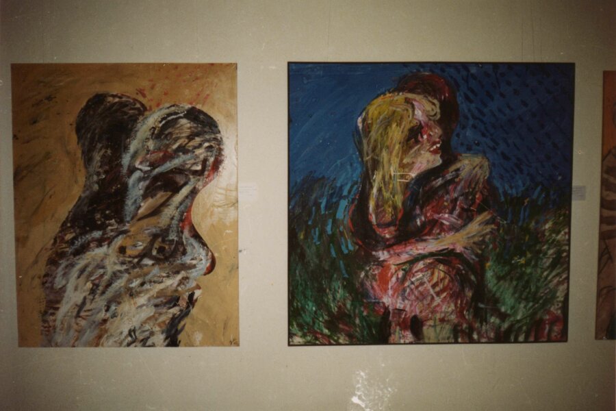 fotografie instalace z předchozí výstavy